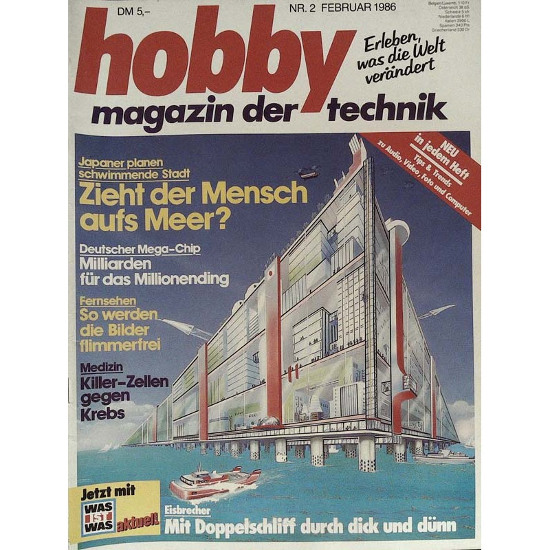 Hobby Nr.2 / Februar 1986 - Schwimmende Stadt