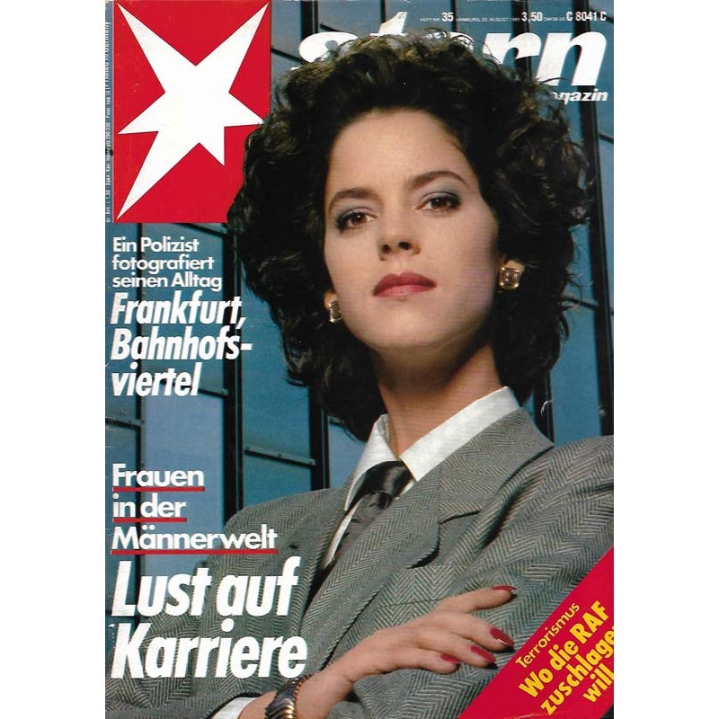 stern Heft Nr.35 / 22 August 1985 - Lust auf Karriere
