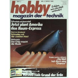 Hobby Nr.3 / März 1986 - Luftverkehr mit Hyperschall
