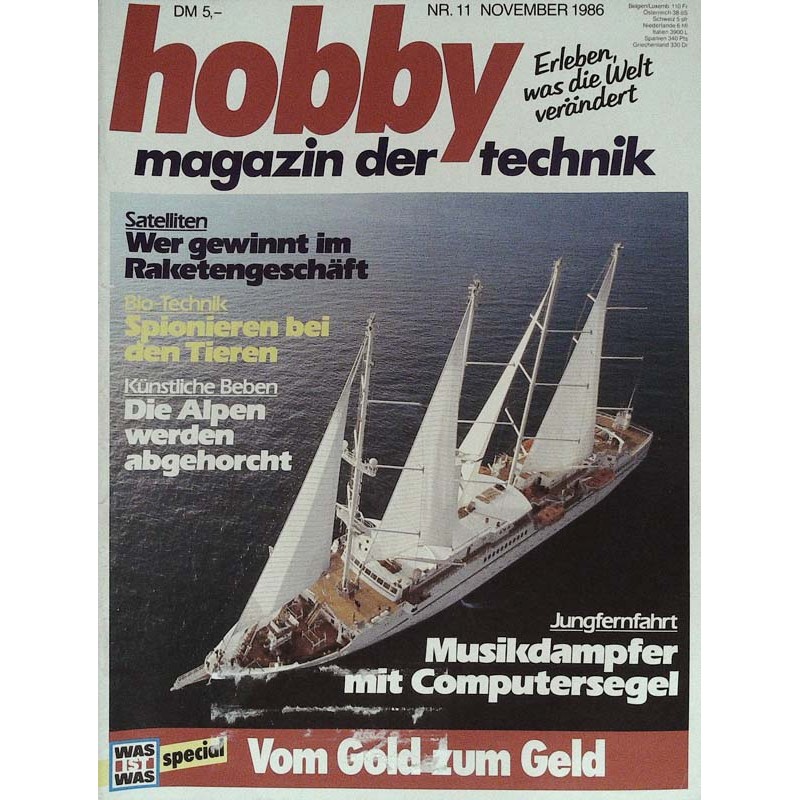 Hobby Nr.11 / November 1986 - Jungfernfahrt