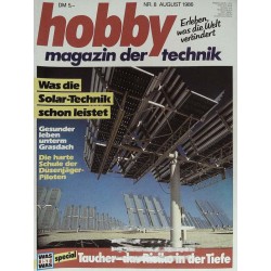Hobby Nr.8 / August 1986 - Solar Technik