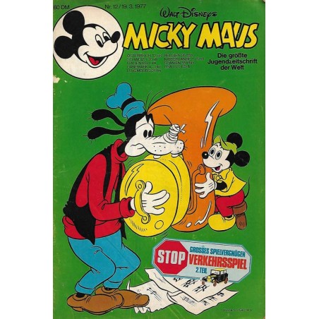Micky Maus Nr. 12 / 19 März 1977 - Verkehrsspiel