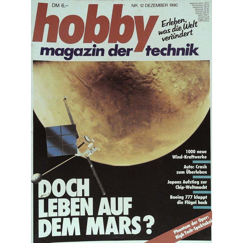 Hobby Nr.12 / Dezember 1990 - Doch Leben auf dem Mars?