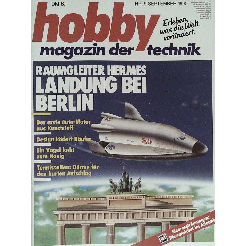 Hobby Nr.9 / September 1990 - Raumgleiter Hermes