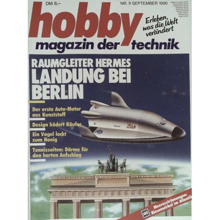 Hobby Nr.9 / September 1990 - Raumgleiter Hermes
