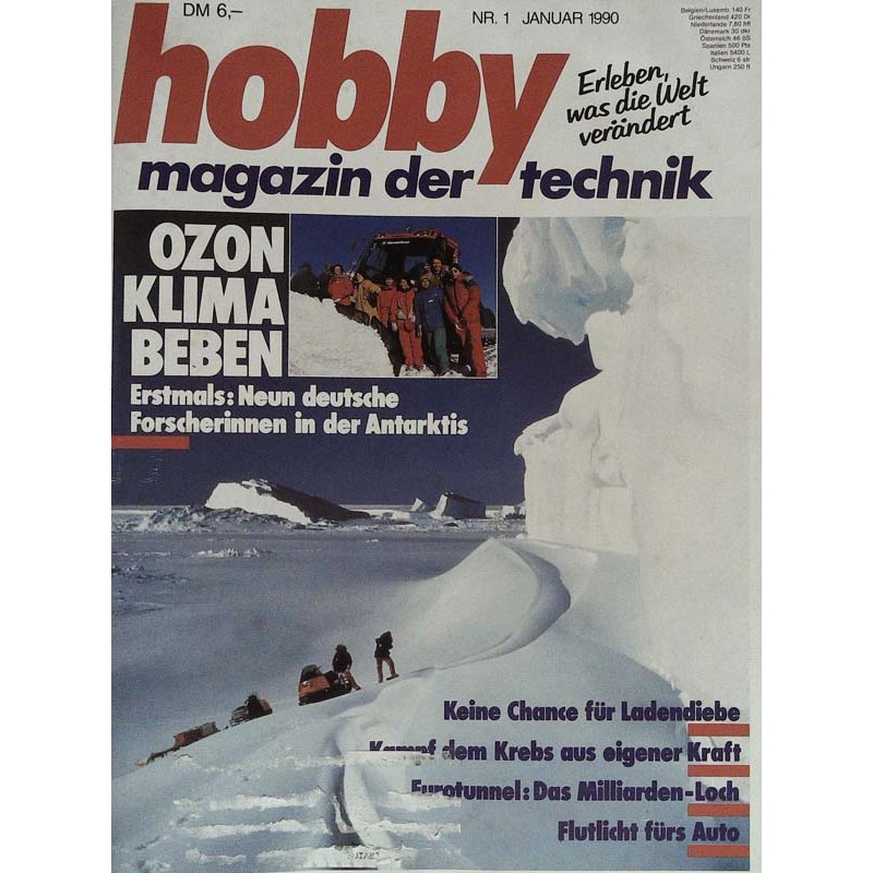 Hobby Nr.1 / Januar 1990 - Ozon Klima Beben