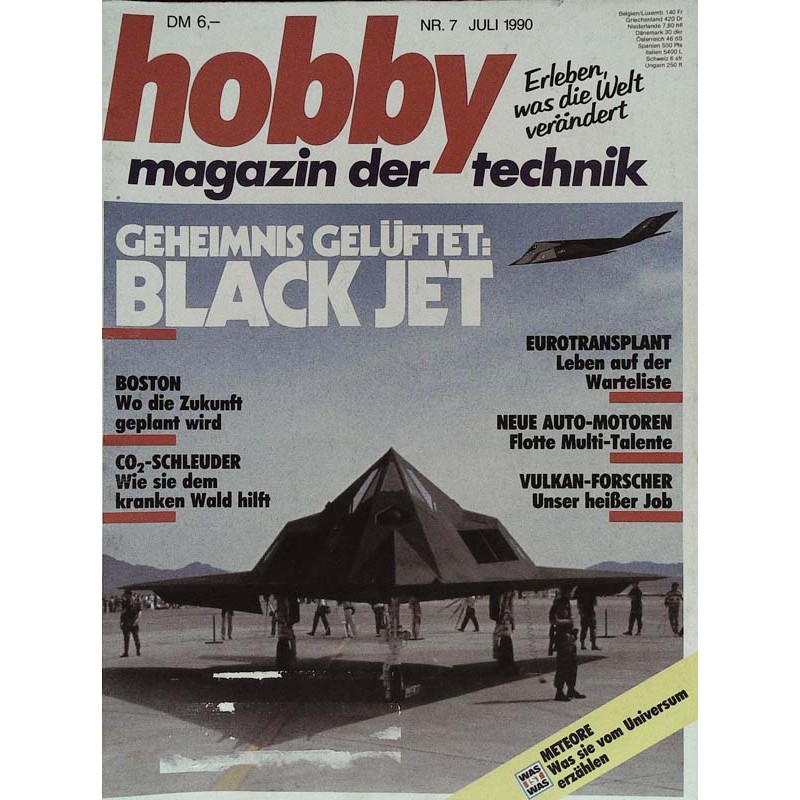 Hobby Nr.7 / Juli 1990 - Black Jet