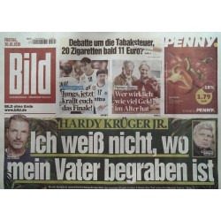 Bild Zeitung Freitag, 30 Januar 2026 - Hardy Krüger jr.