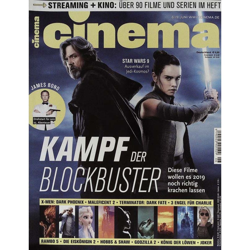 CINEMA 6/19 Juni 2019 - Kampf der Blockbuster