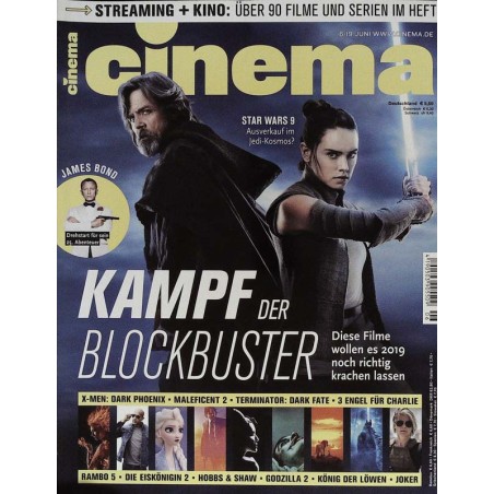 CINEMA 6/19 Juni 2019 - Kampf der Blockbuster
