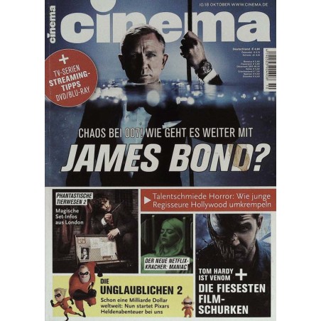CINEMA 10/18 Oktober 2018 - James Bond?
