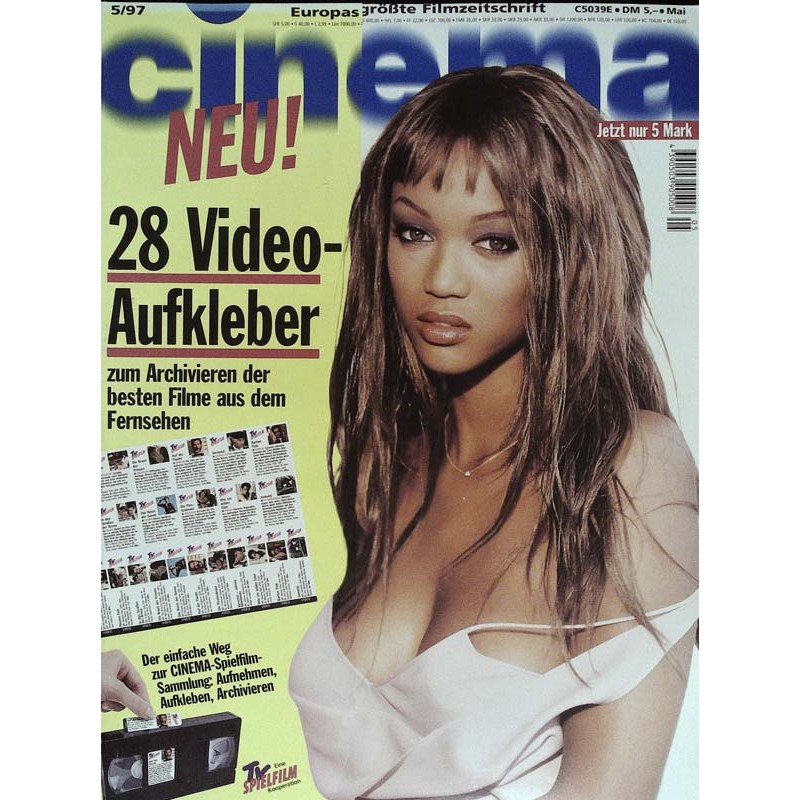 CINEMA 5/97 Mai 1997 - Tyra Banks