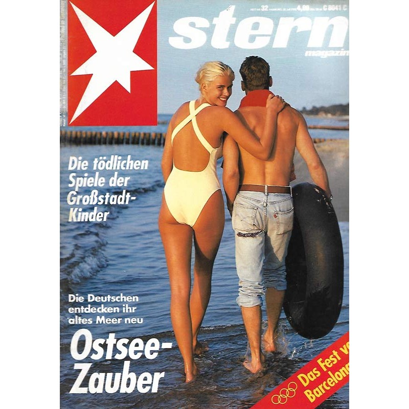 stern Heft Nr.32 / 30 Juli 1992 - Ostsee Zauber