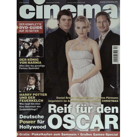 CINEMA 12/05 Dezember 2005 - Reif für den Oscar