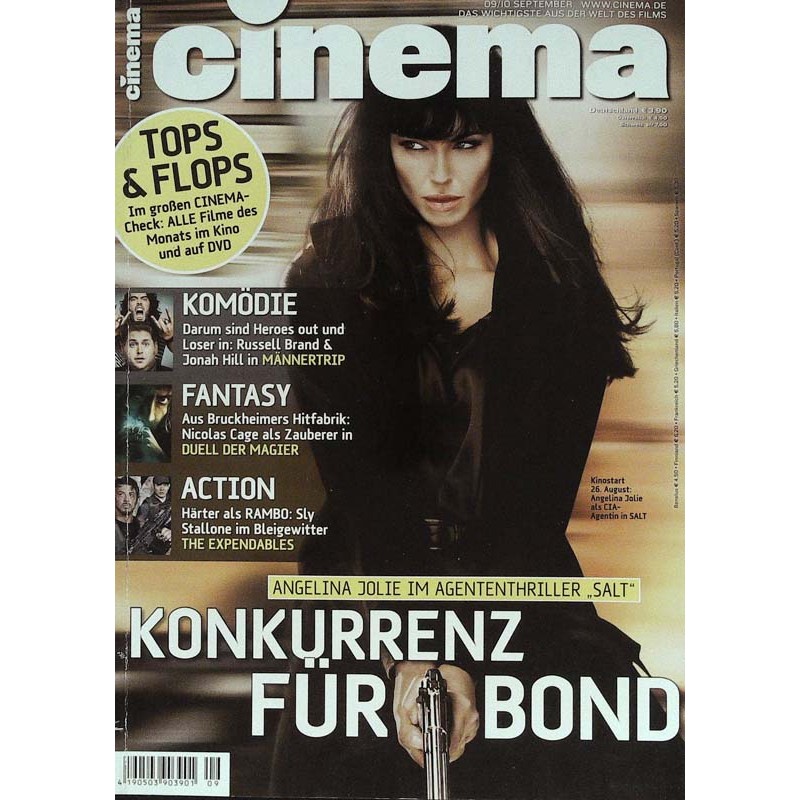 CINEMA 9/10 September 2010 - Konkurrenz für Bond