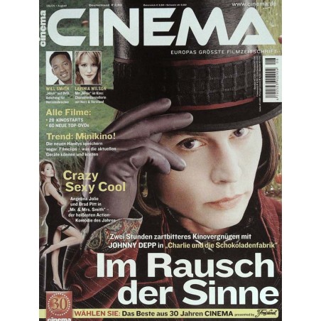 CINEMA 8/05 August 2005 - Im Rausch der Sinne