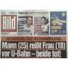 Bild Zeitung Samstag, 31 Januar 2026 - Horror-Tat in Hamburg
