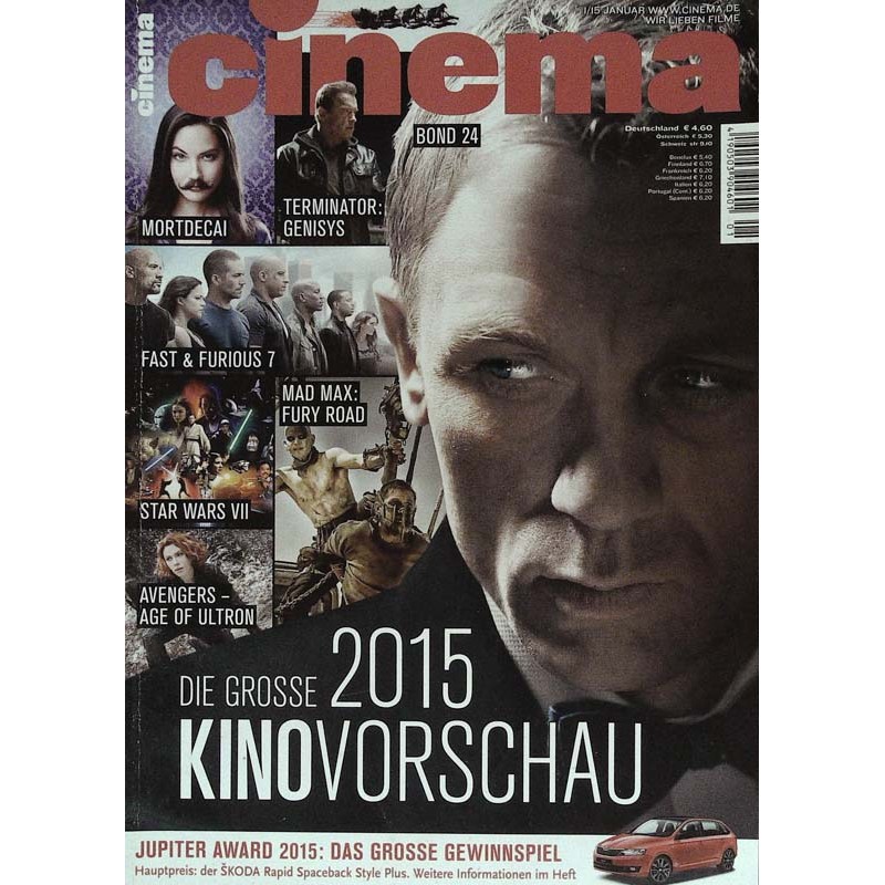 CINEMA 1/15 Januar 2015 - Die große Kinovorschau