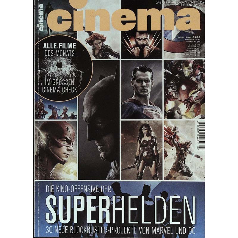 CINEMA 2/15 Februar 2015 - Superhelden