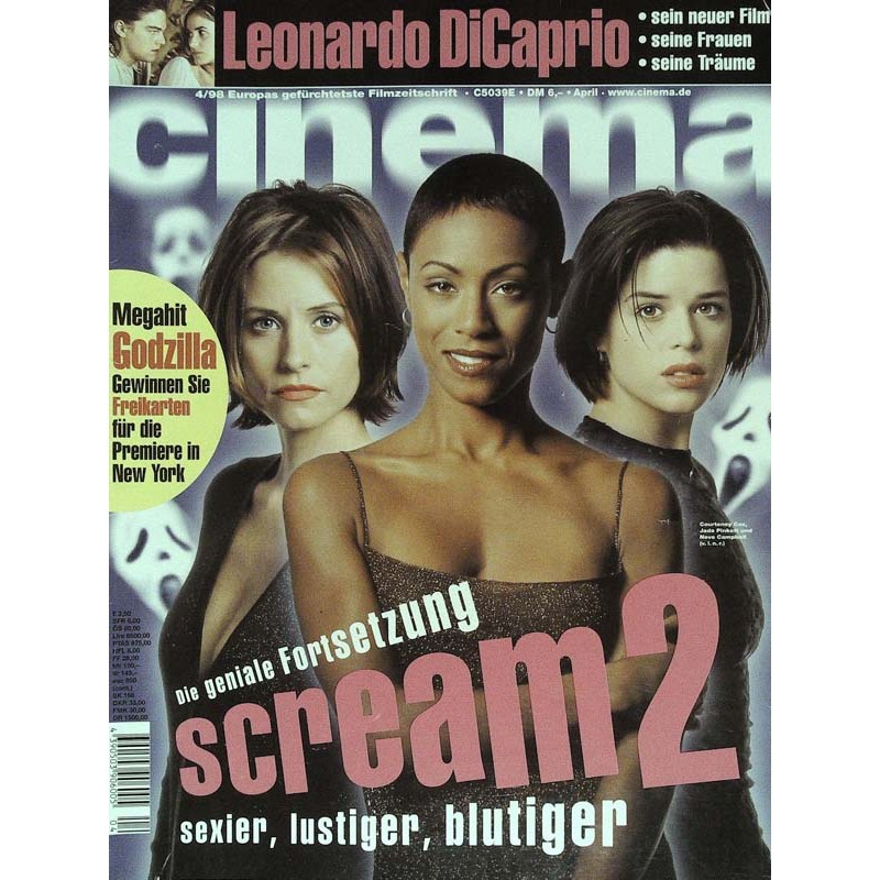 CINEMA 4/98 April 1998 - Scream 2