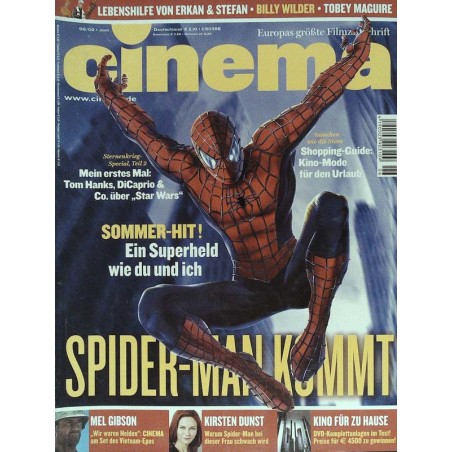 CINEMA 6/02 Juni 2002 - Spider-Man kommt