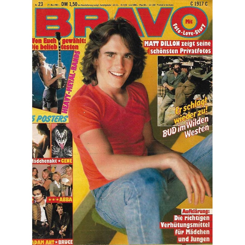 BRAVO Nr.23 / 27 Mai 1981 - Matt Dillon