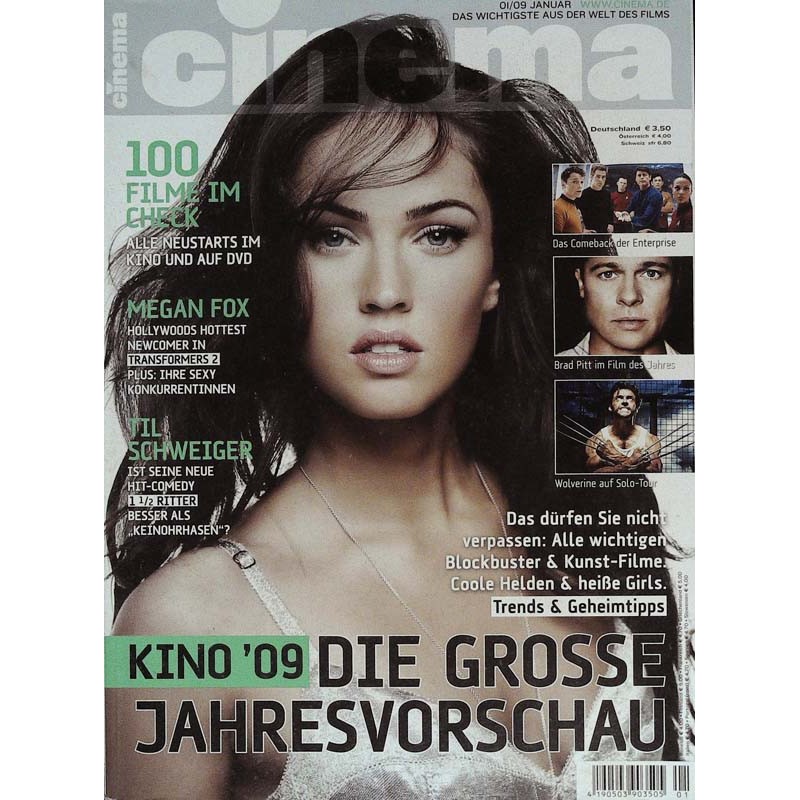 CINEMA 1/09 Januar 2009 - Megan Fox in Transformers 2