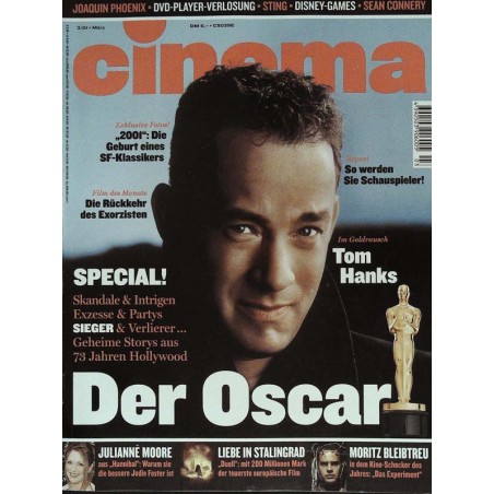 CINEMA 3/01 März 2001 - Im Goldrausch Tom Hanks