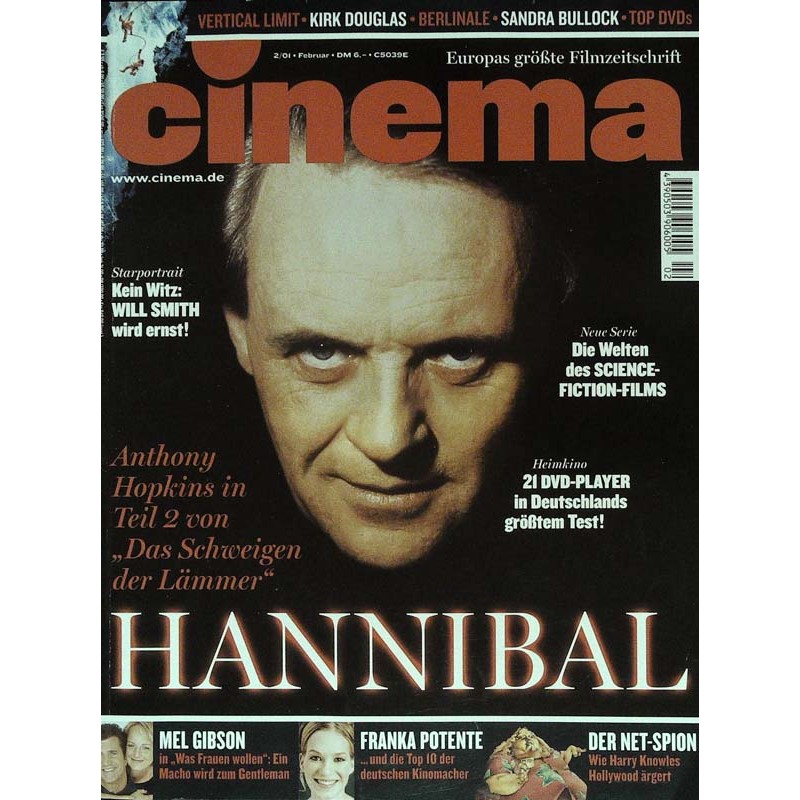 CINEMA 2/01 Februar 2001 - Hannibal