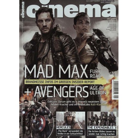 CINEMA 9/14 September 2014 - Mad Max + Avengers