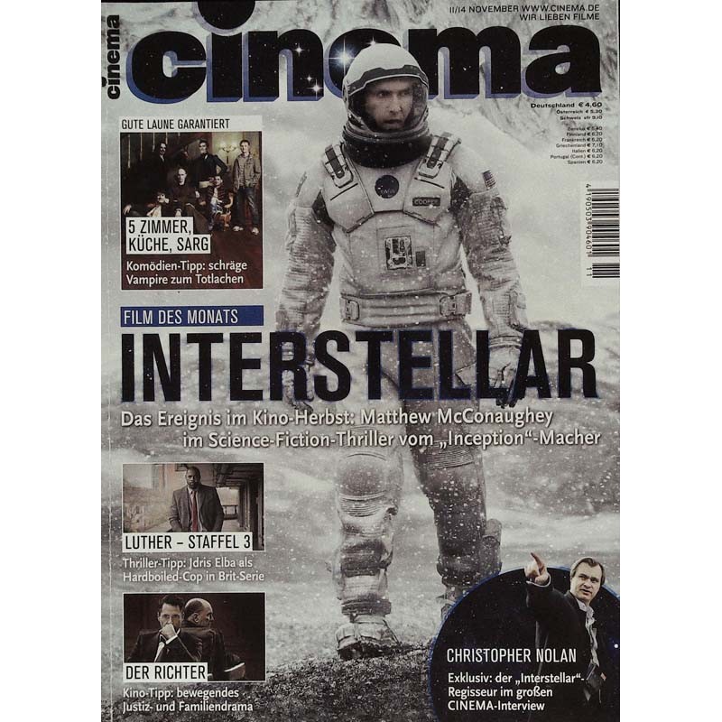 CINEMA 11/14 November 2014 - Interstellar
