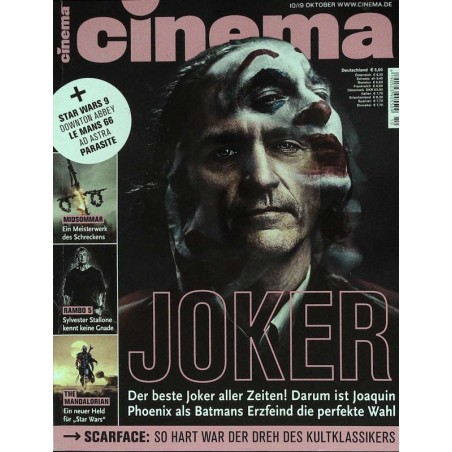 CINEMA 10/19 Oktober 2019 - Joker