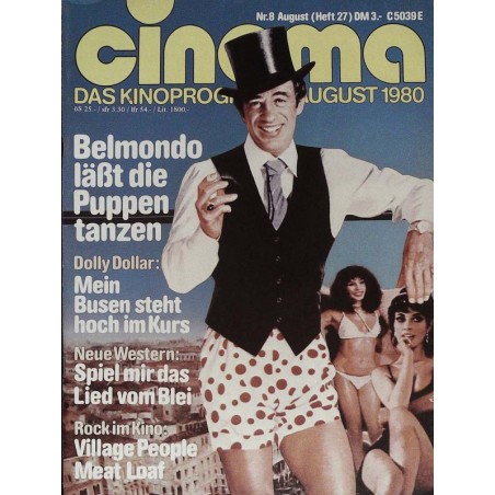CINEMA 8/80 August 1980 - Belmondo
