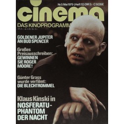 CINEMA 5/79 Mai 1979 - Klaus Kinski in Nosferatu