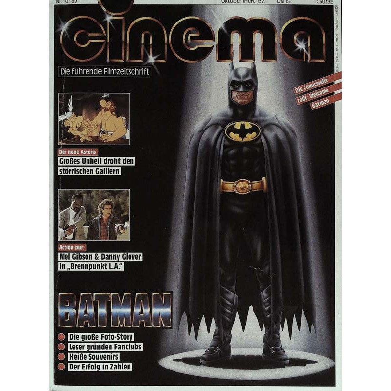 CINEMA 10/89 Oktober 1989 - Welcome Batman