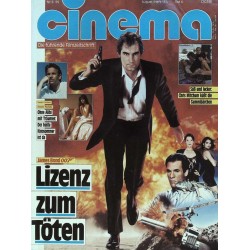 CINEMA 8/89 August 1989 - Lizenz zum Töten