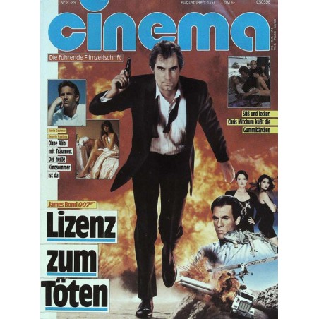 CINEMA 8/89 August 1989 - Lizenz zum Töten