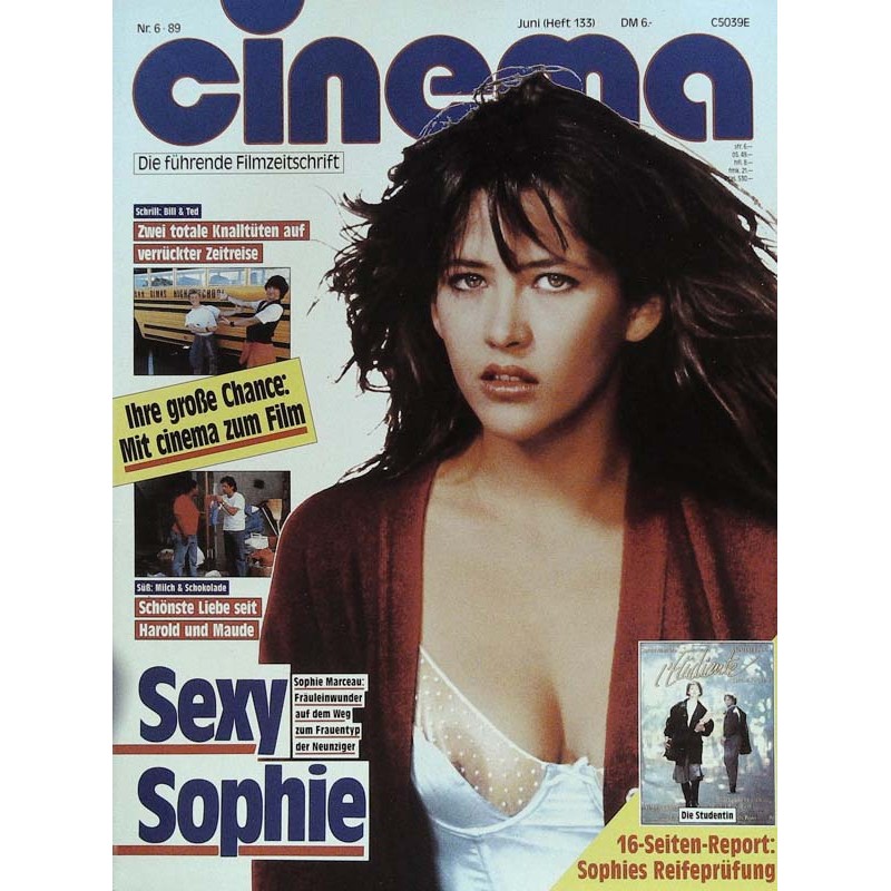 CINEMA 6/89 Juni 1989 - Sophie Marceau