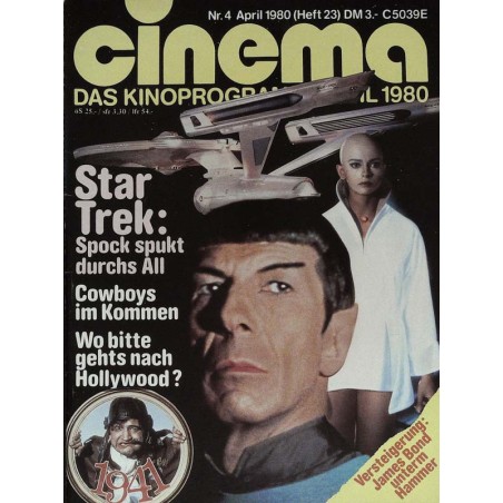CINEMA 4/80 April 1980 - Star Trek mit Spock