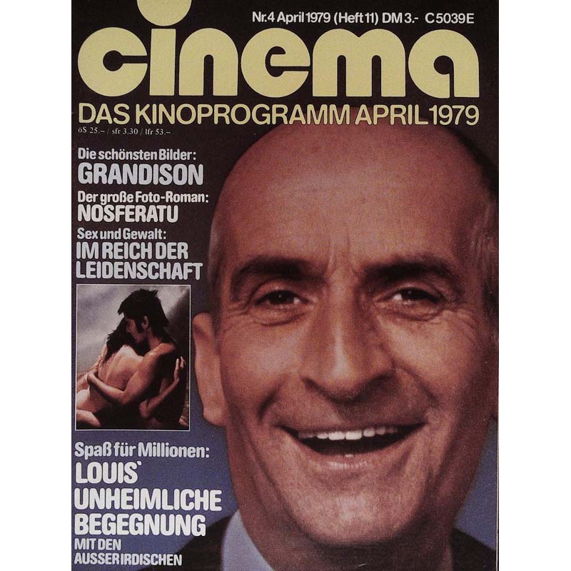 CINEMA 4/79 April 1979 - Louis de Funes