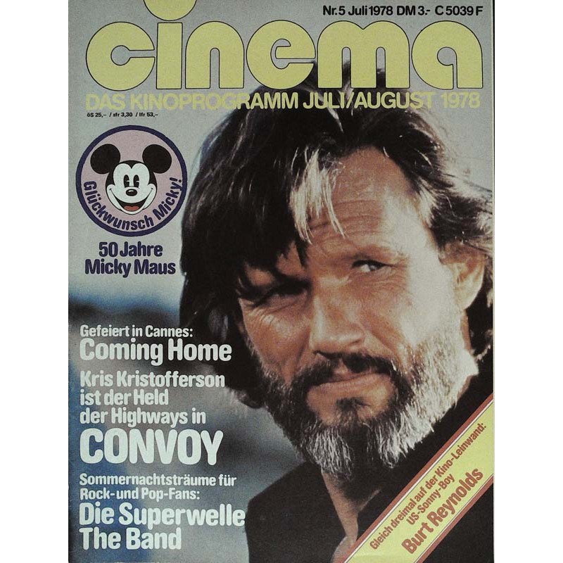 CINEMA 5/78 Juli 1978 - Convoy
