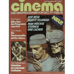 CINEMA 2/77 Dezember 1977 - Marty Feldman