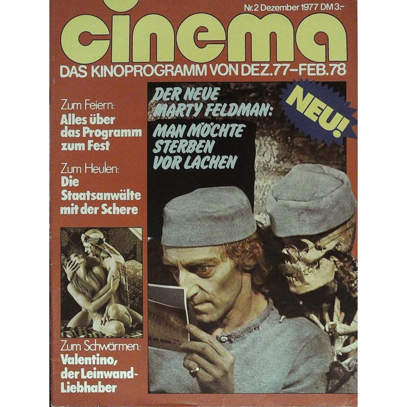 CINEMA 2/77 Dezember 1977 - Marty Feldman