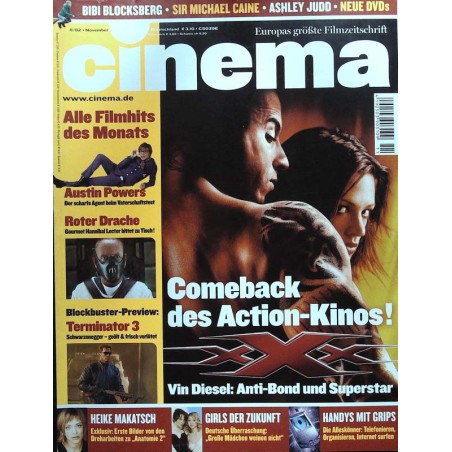 CINEMA 11/02 November 2002 - Action mit Vin Diesel