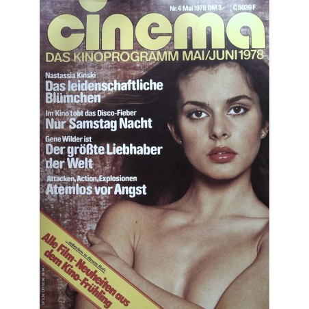CINEMA 4/78 Mai 1978 - Nastassia Kinski