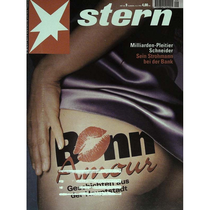 stern Heft Nr.9 / 22 Februar 1996 - Bonn Amour