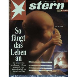 stern Heft Nr.52 / 18 Dezember 1996 - So fängt das Leben an