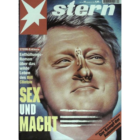 stern Heft Nr.20 / 9 Mai 1996 - Sex und Macht