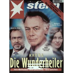stern Heft Nr.10 / 29 Februar 1996 - Krebs die Wunderheiler