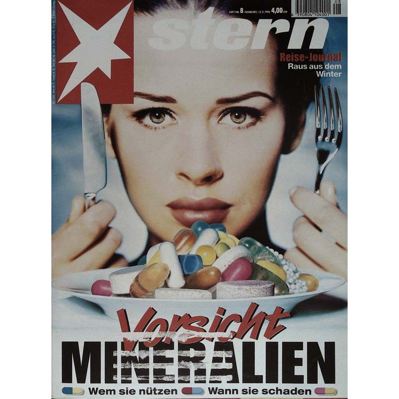 stern Heft Nr.8 / 15 Februar 1996 - Vorsicht Mineralien